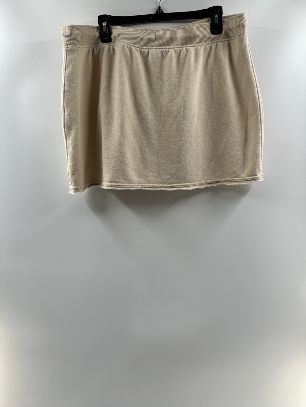 American Eagle Cream Drawstring Sweatshirt Mini Skirt – Women's XL - Picture 6 of 6